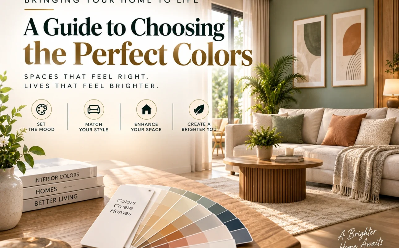 How to choose paint colors for your home interiors