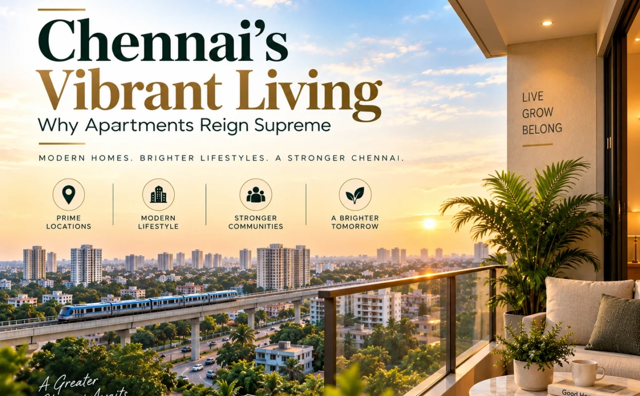 Benefits of apartment living in Chennai for modern homebuyers