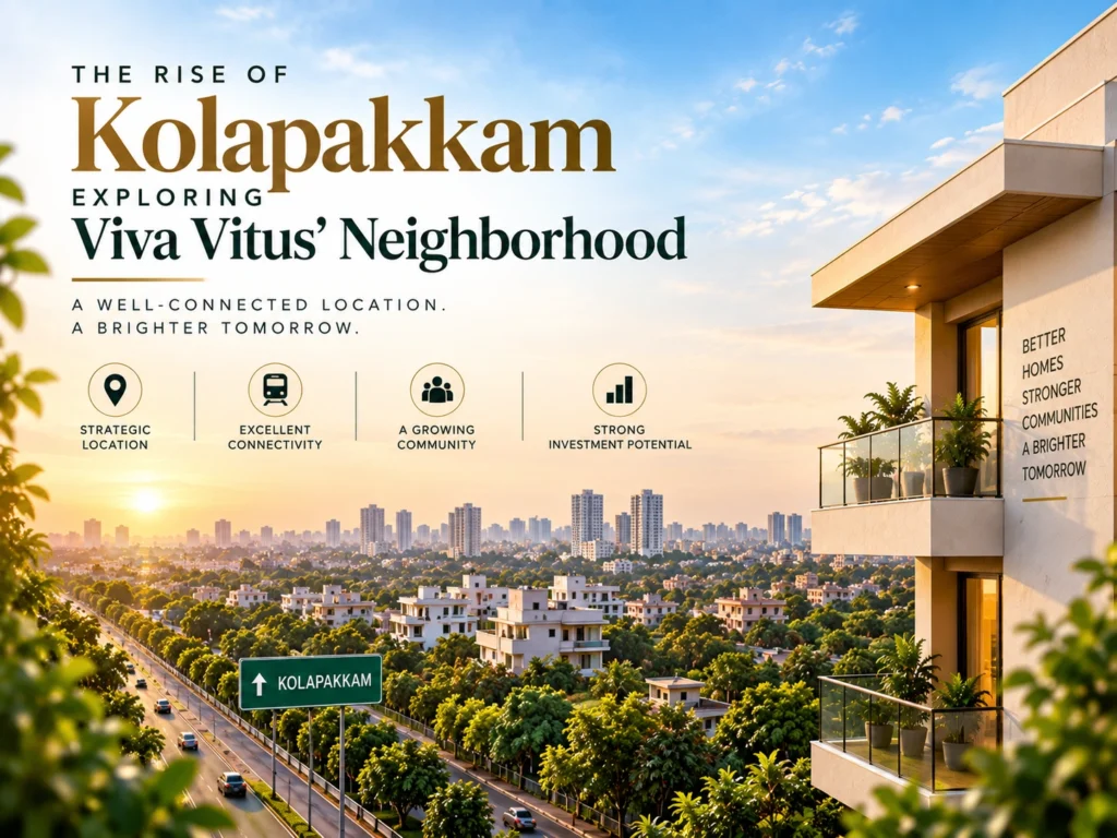 Viva Vitus Kolapakkam neighborhood and connectivity in Chennai