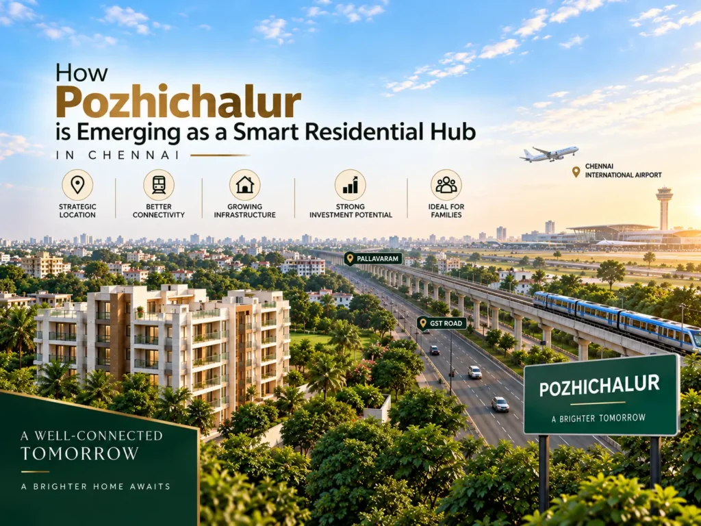 Pozhichalur real estate and growing residential hub in Chennai