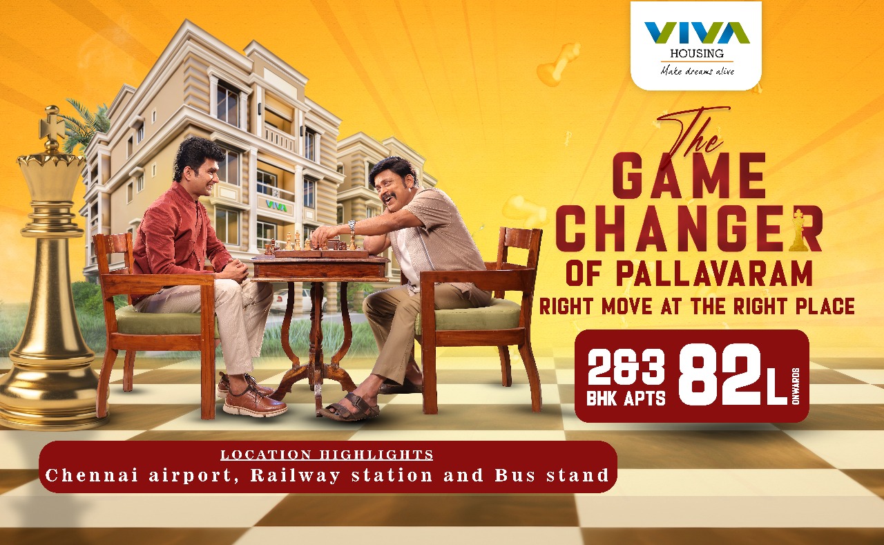 Live vibrant in the heart of Pallavaram 200ft Radial Road! Spacious 2 & 3 BHK apartments with modern design and great connectivity. Book your site visit today!