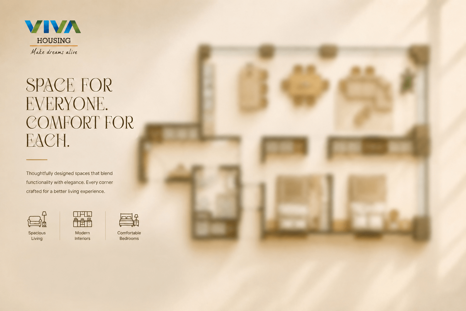Viva project brochure visual from Viva Housing