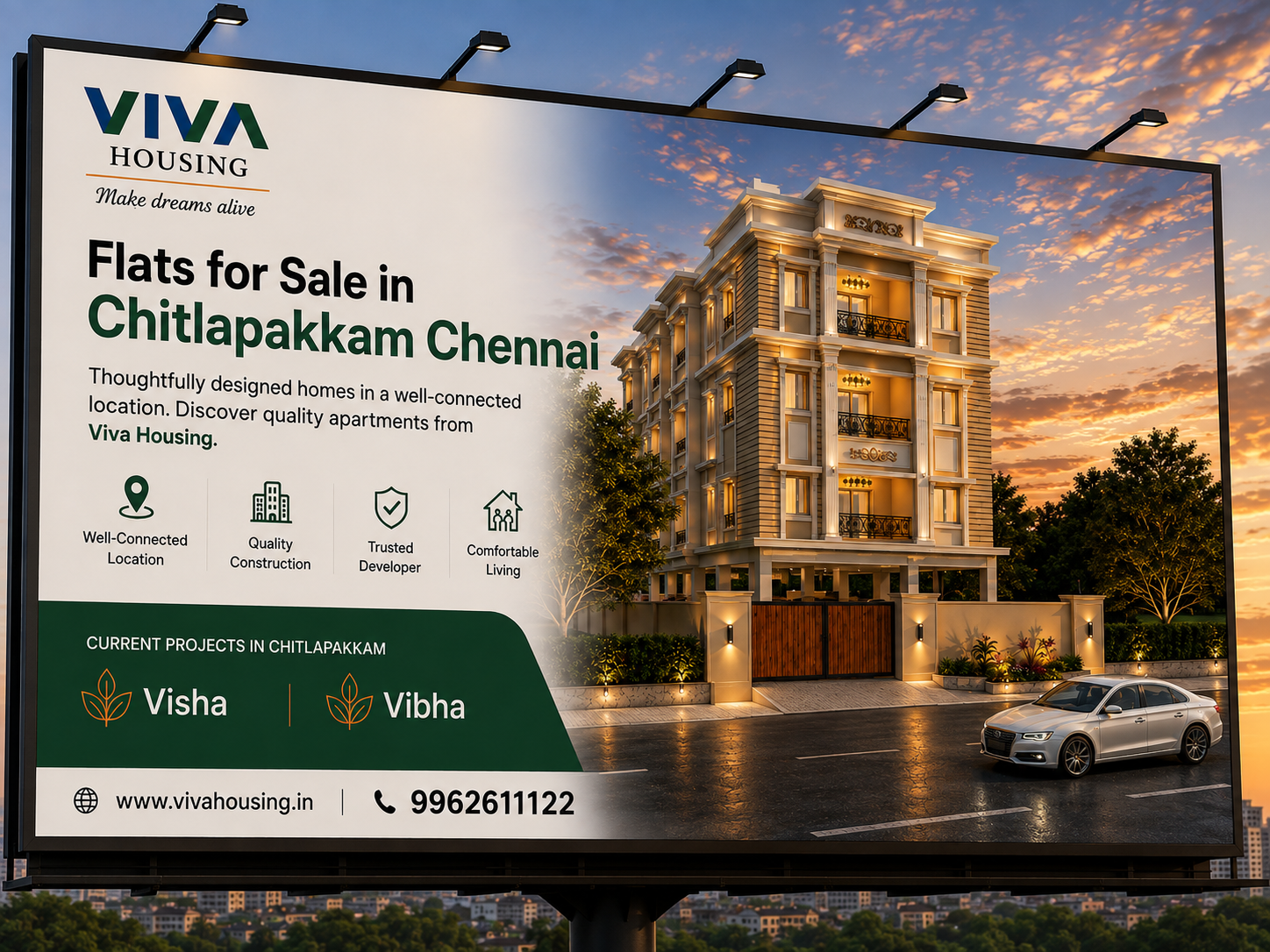 Flats for sale in Chitlapakkam Chennai by Viva Housing