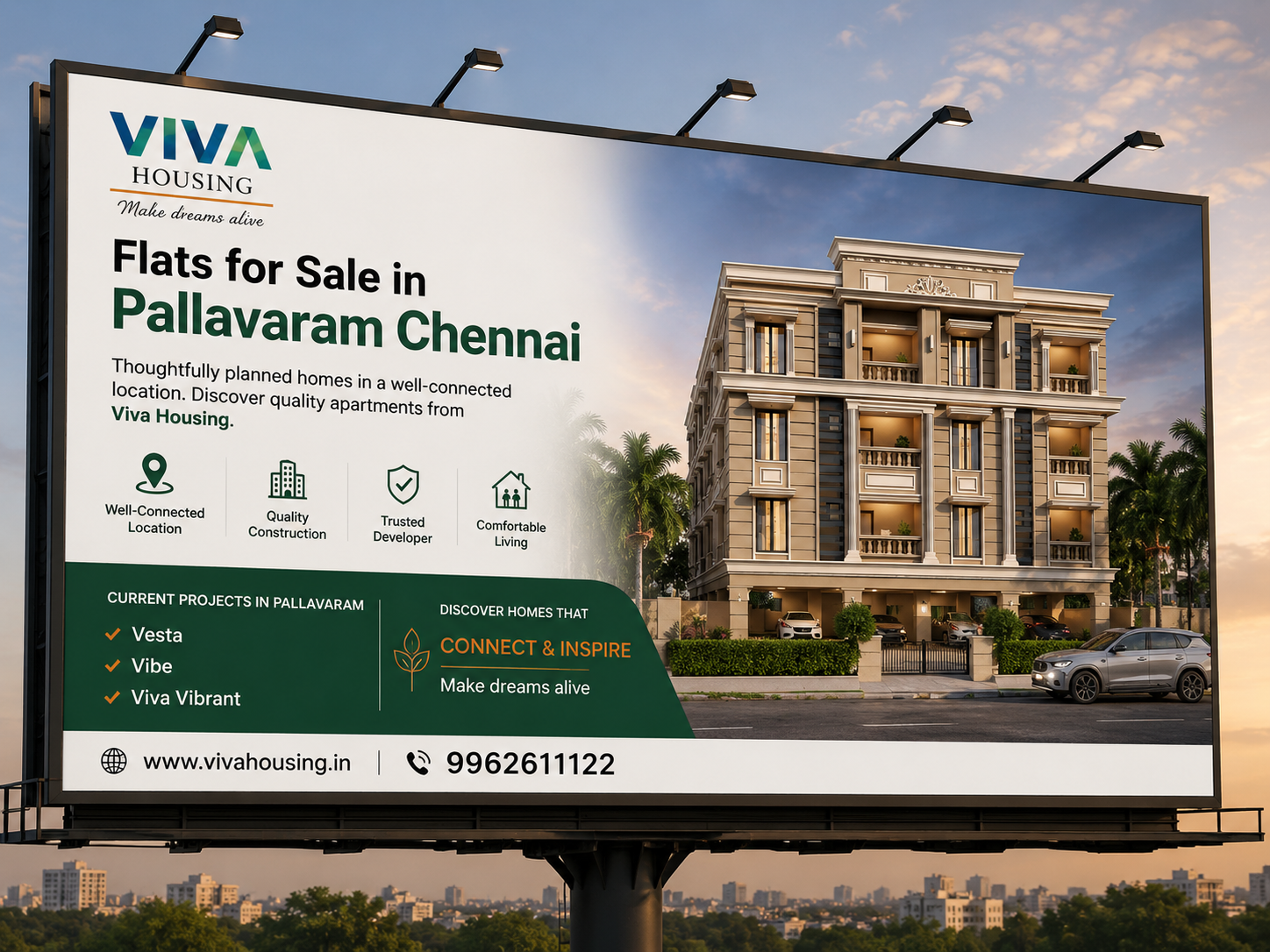 Flats for sale in Pallavaram Chennai by Viva Housing